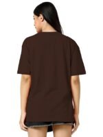 Women's Casual Printed Round Neck, Oversized Longline Drop Shoulder Boho Style T-Shirt