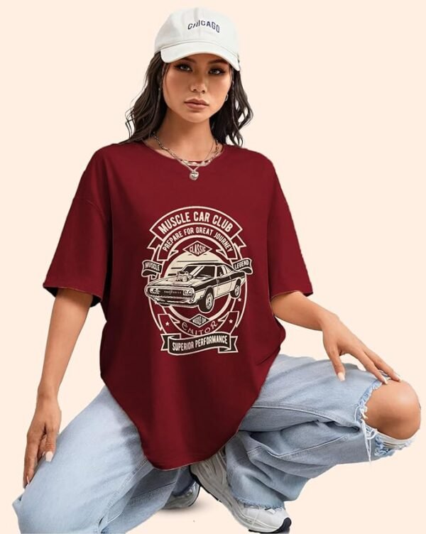 Oversized T-Shirts Womens || Printed Tshirt for Women